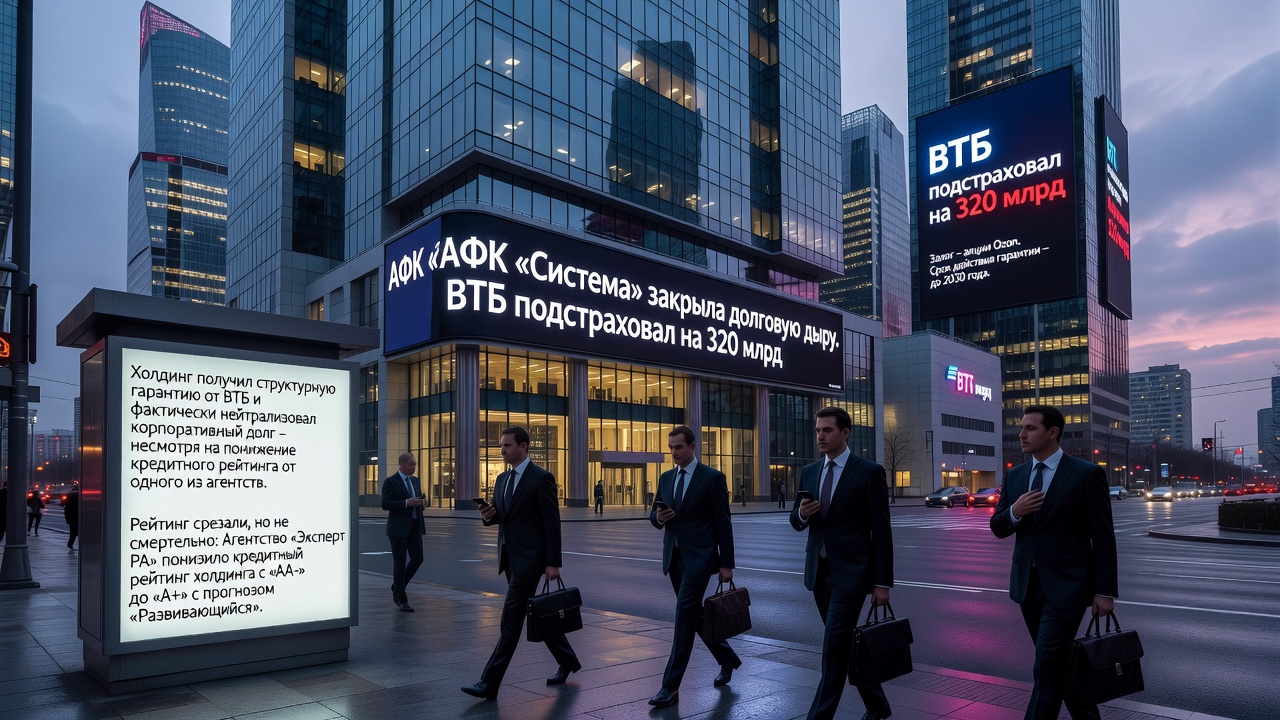 АФК «Система» закрыла долговую дыру. ВТБ подстраховал на 320 млрд
